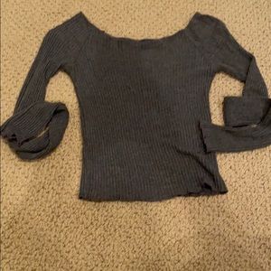 Brandy Melville gray long sleeve shirt